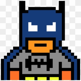 Easy Pixel Art Batman, HD Png Download - batman png