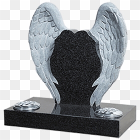 Headstones With Angel Wings, HD Png Download - angel wings png