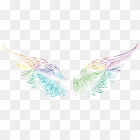 Transparent Rainbow Angel Wings, HD Png Download - angel wings png