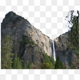 Yosemite National Park, Bridalveil Fall, HD Png Download - mountain png