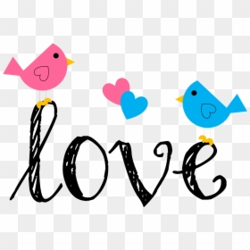 Cute Love Bird Clip Art, HD Png Download - bird png