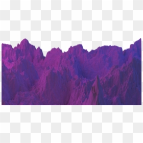 Vaporwave Mountain No Background, HD Png Download - mountain png