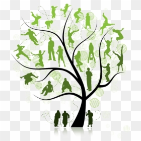 Family Get Together Logo, HD Png Download - trees png