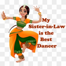 Cartoon Images Of Bharatnatyam, HD Png Download - rakhi png