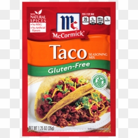 Mccormick Gluten Free Taco Seasoning, HD Png Download - tacos png