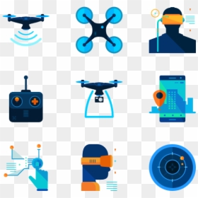 Drone Icons, HD Png Download - drone png