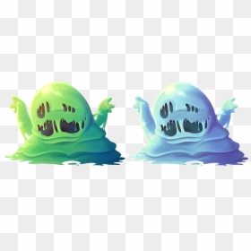 Green Slime Monster Png, Transparent Png - slime png