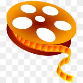 Movie Reel Clip Art, HD Png Download - film strip png
