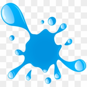 Blue Slime Clipart, HD Png Download - slime png