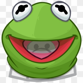 Kermit The Frog Head, HD Png Download - frog png