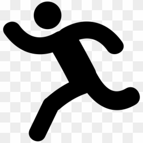 Running Person Icon Png, Transparent Png - person icon png