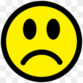 Sad Smiley, HD Png Download - sad face png