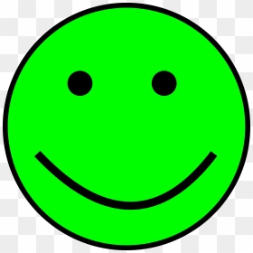 Green Happy Face Clip Art, HD Png Download - happy face png