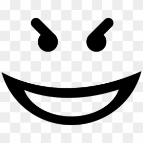 Evil Smiley Face Png, Transparent Png - happy face png