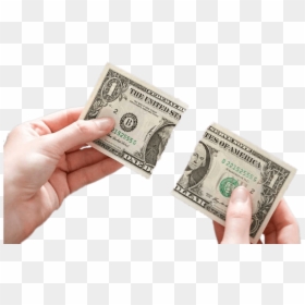 Ripped Dollar Bill Png, Transparent Png - dollar png