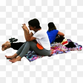People Sitting On Floor Png, Transparent Png - human png