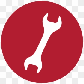 Tools Icon Red Png, Transparent Png - wrench png