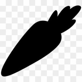 Carrot Black Vector Png, Transparent Png - carrot png