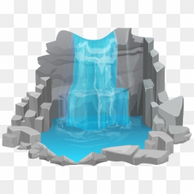 Waterfall Clipart Transparent, HD Png Download - waterfall png