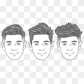 Face Shape Haircut For Men, HD Png Download - hairstyle transparent male png