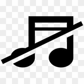 No Music Note Png, Transparent Png - no sign png