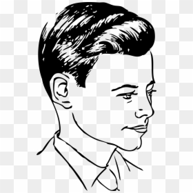 Gents Face Clip Art, HD Png Download - hairstyle transparent male png