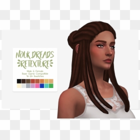 Sims 4 Maxis Match Black Hair, HD Png Download - hairstyle transparent male png