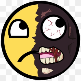 Open Mouth Happy Face, HD Png Download - epic face png