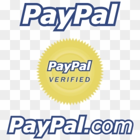 Paypal Verified Logo Vector, HD Png Download - paypal png