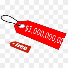 Million Dollar Price Tag, HD Png Download - price tag png