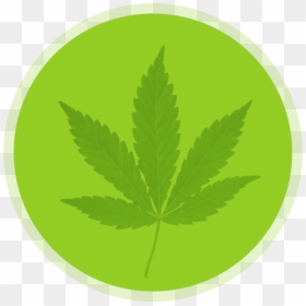 Hanfblatt, HD Png Download - marijuana leaf png