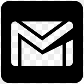 Gmail Logo Vector Black And White, HD Png Download - gmail logo png