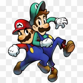 Mario And Luigi Superstar Saga Art, HD Png Download - luigi png