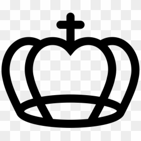 Coroa Preta Png, Transparent Png - queen crown png