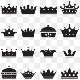 Birthday Queen Crown Silhouette, HD Png Download - queen crown png