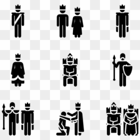 King And Queen Icon, HD Png Download - queen crown png