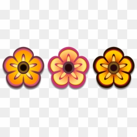 Colorful Flower Design Clip Art, HD Png Download - rose petals png