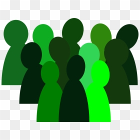 Small Group Of People Drawing, HD Png Download - crowd png