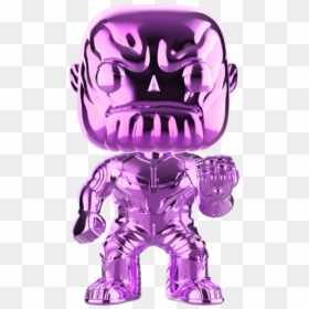 Funko Pop Thanos Chrome, HD Png Download - thanos png