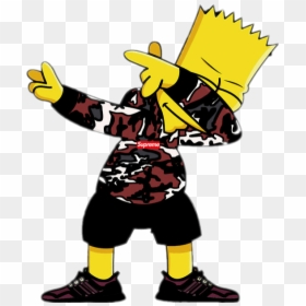 Bart Simpson Dab Png, Transparent Png - dab emoji png