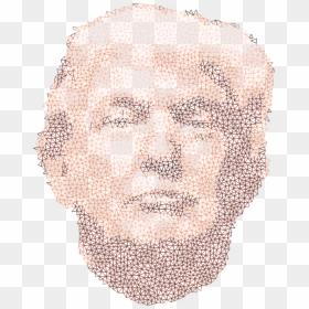 Drawing, HD Png Download - trump head png