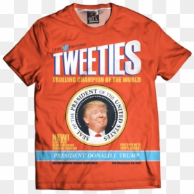 Trump Tweeties Shirt, HD Png Download - trump head png
