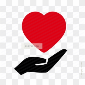 Hand Holding Heart Icon, HD Png Download - heart icon png