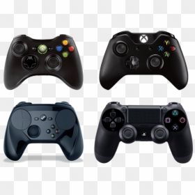 Xbox 360 Controller Black, HD Png Download - controller png