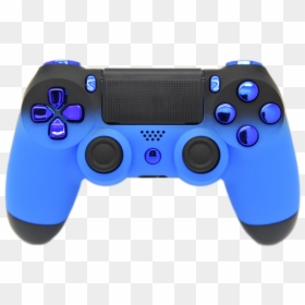 Blue And Black Fade Ps4 Controller, HD Png Download - controller png