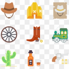 Wild West Icon Png, Transparent Png - pistol png