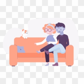 Cartoon, HD Png Download - couch png