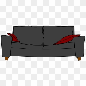 Couch Animated, HD Png Download - couch png