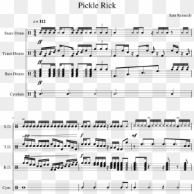 Sheet Music, HD Png Download - pickle rick png