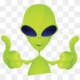 Funny Aliens, HD Png Download - thumbs up png